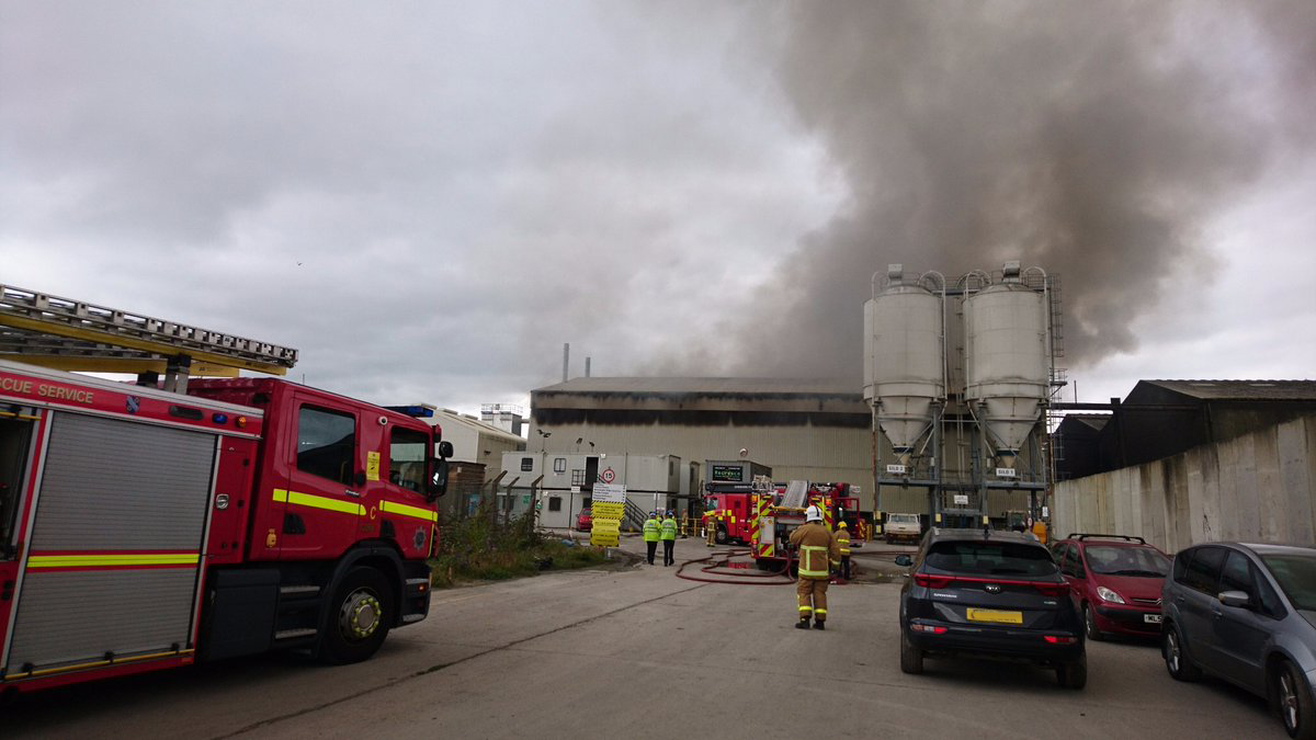 Hawarden based police helicopter brought into help firefighters with ...